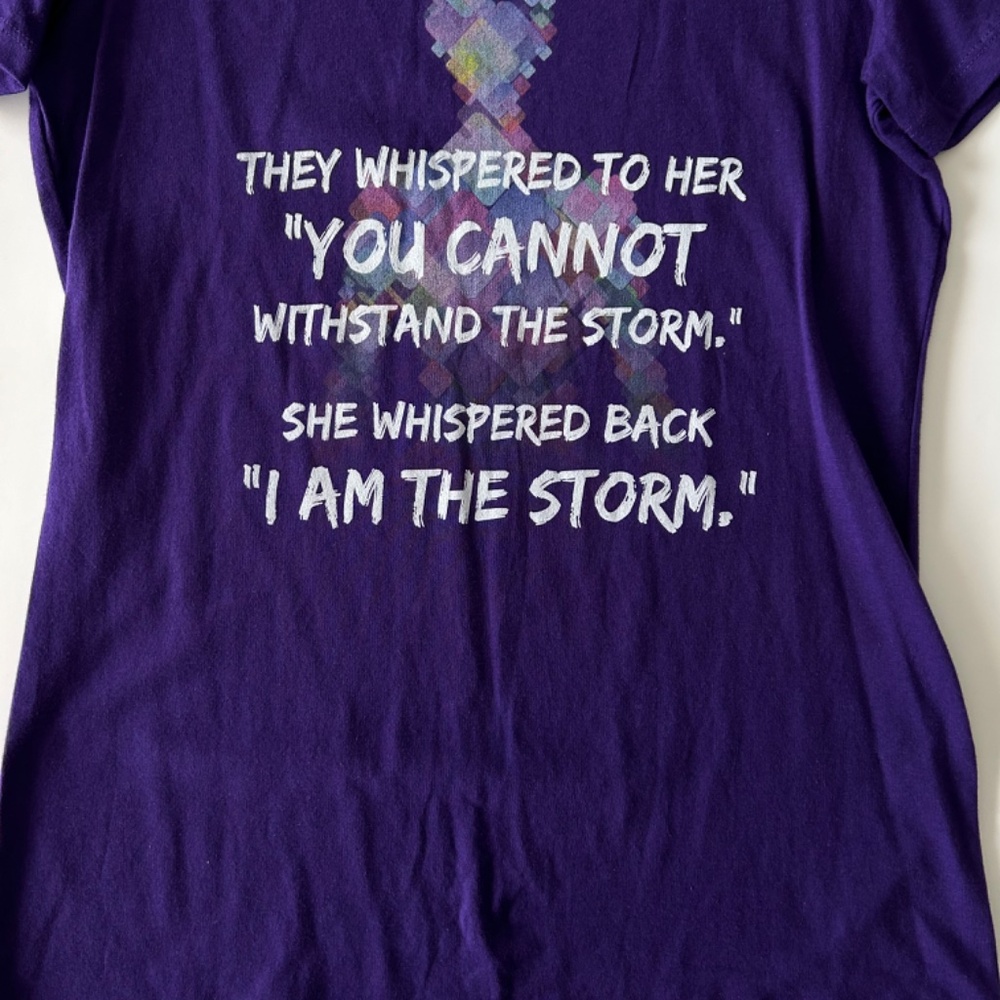 Bella Canvas Purple Size M Graphic Short Sleeve Tee NWT - Picture 2 of 5